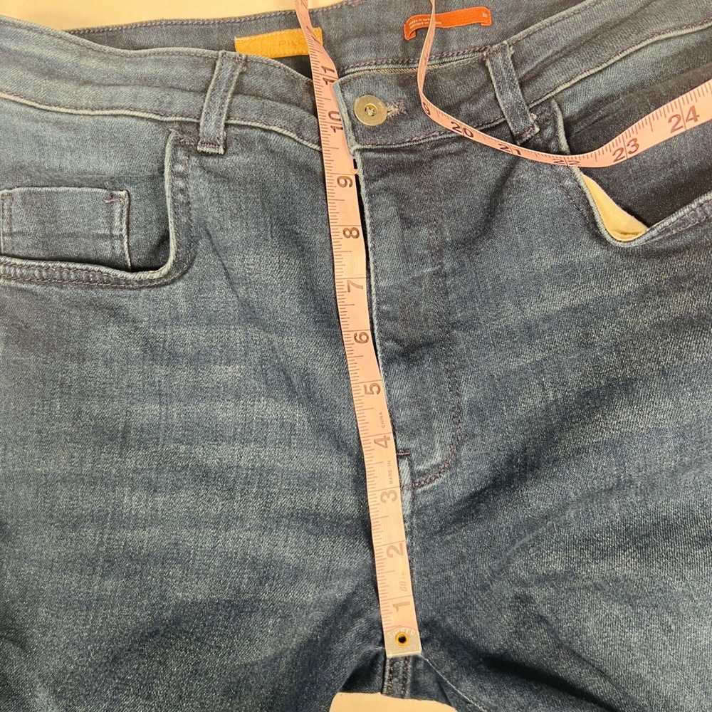 Anthropologie Pilcro Bootcut Jeans Dark Wash Blue Denim Size 32 - Picture 7 of 8